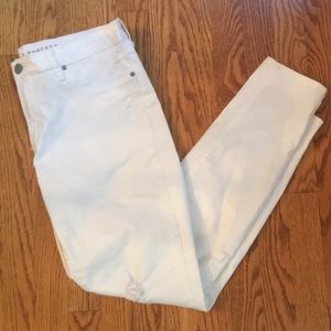 White Ripped Skinny Jeans